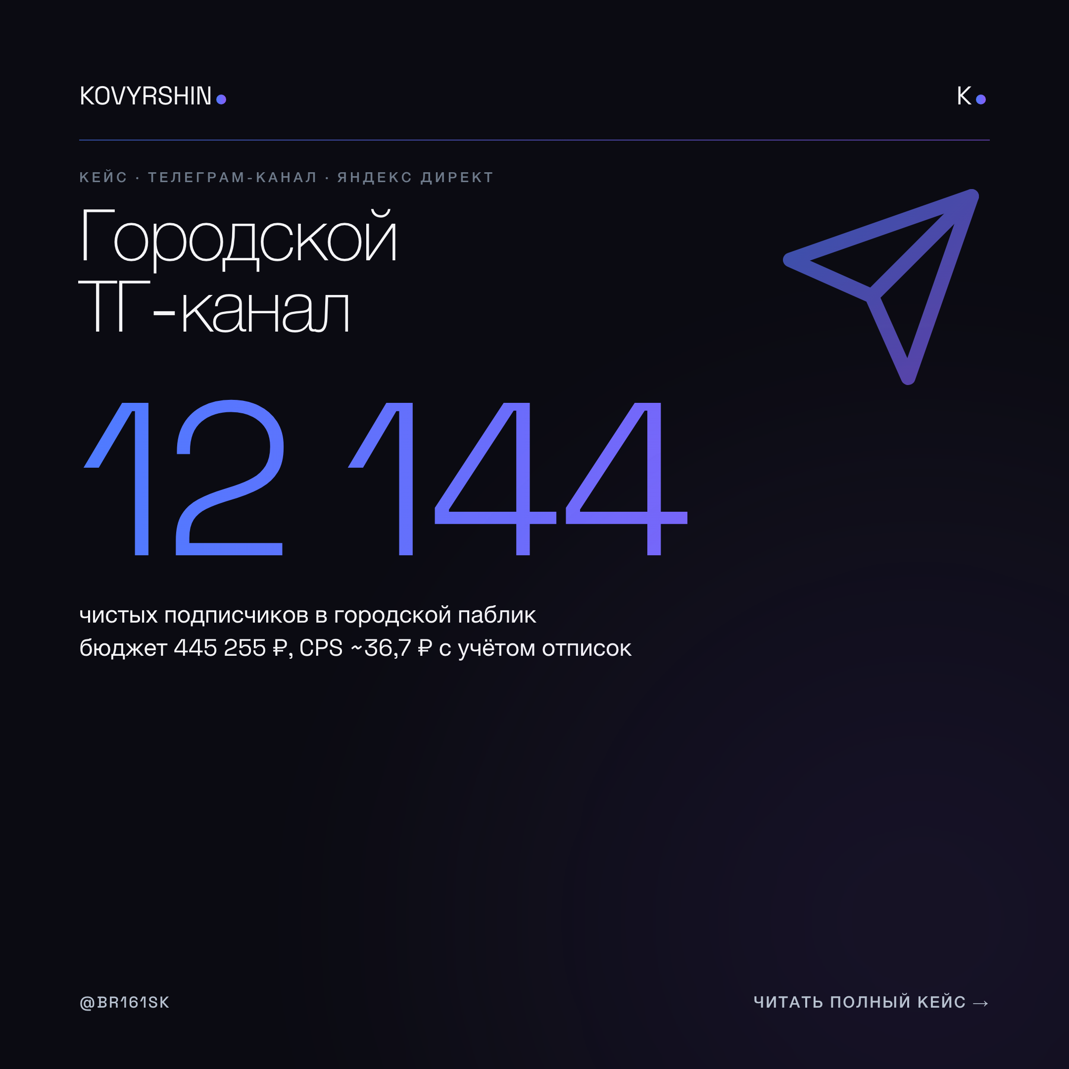 Городской Telegram-канал