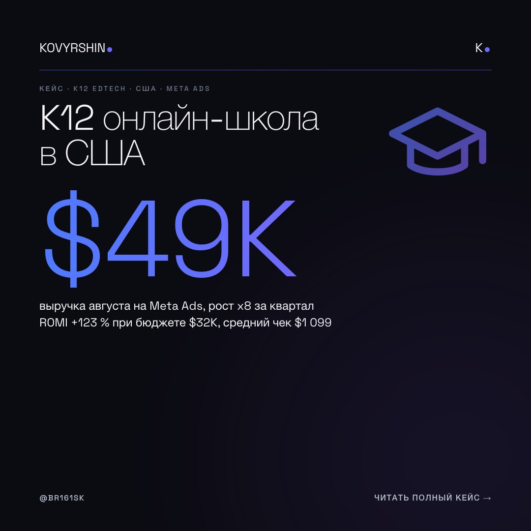 K12 онлайн-школа в США